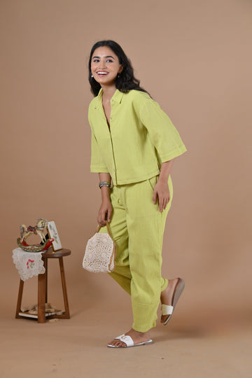 The Sicily Coord Set (Celery Green)