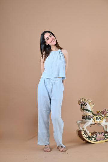 Mykonos Coord Set (Baby Blue )