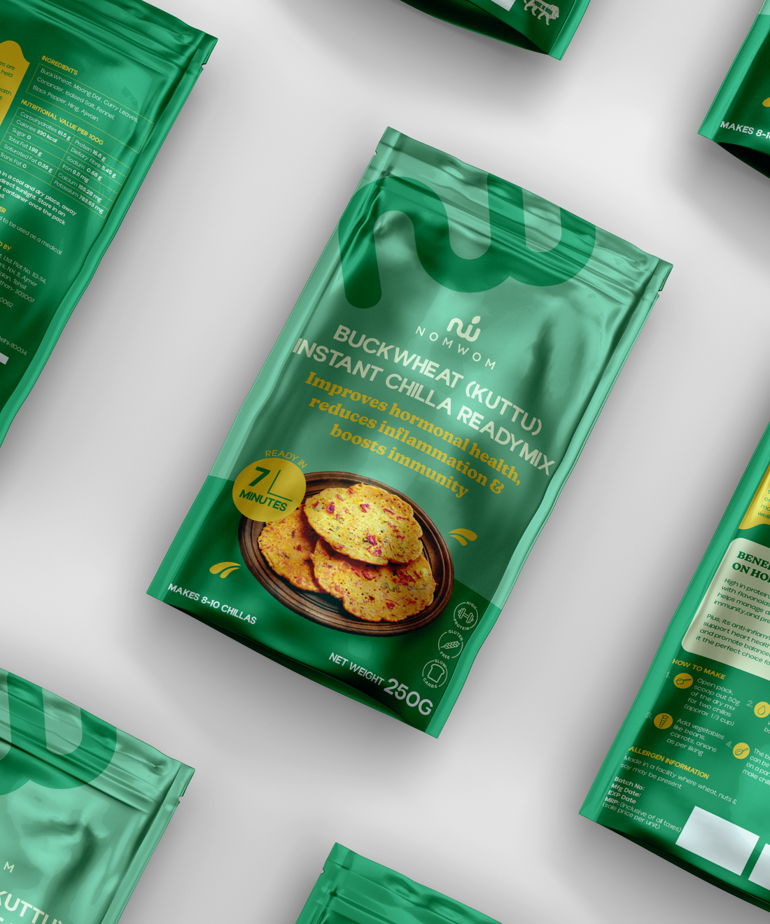 Buckwheat Instant Chilla Readymix