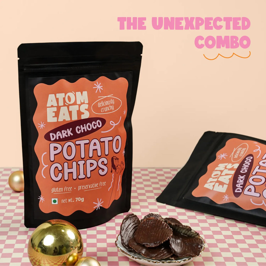 Dark Choco Potato Chips