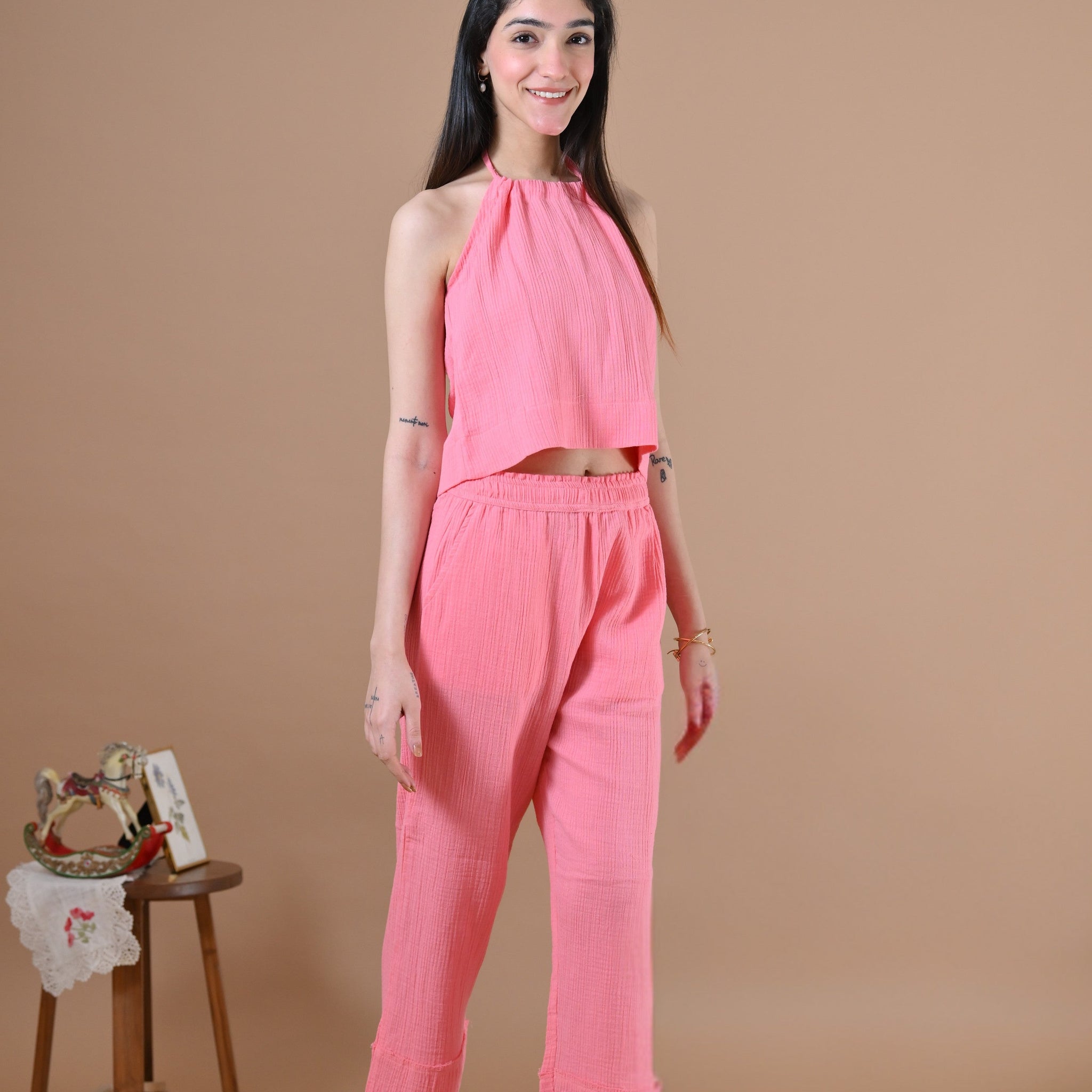 Mykonos Coord Set (Blush Pink)