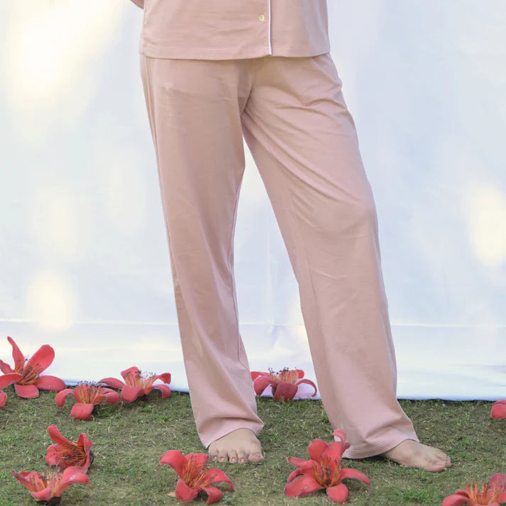 Cosy cocoon PJ  Solid Pink Set