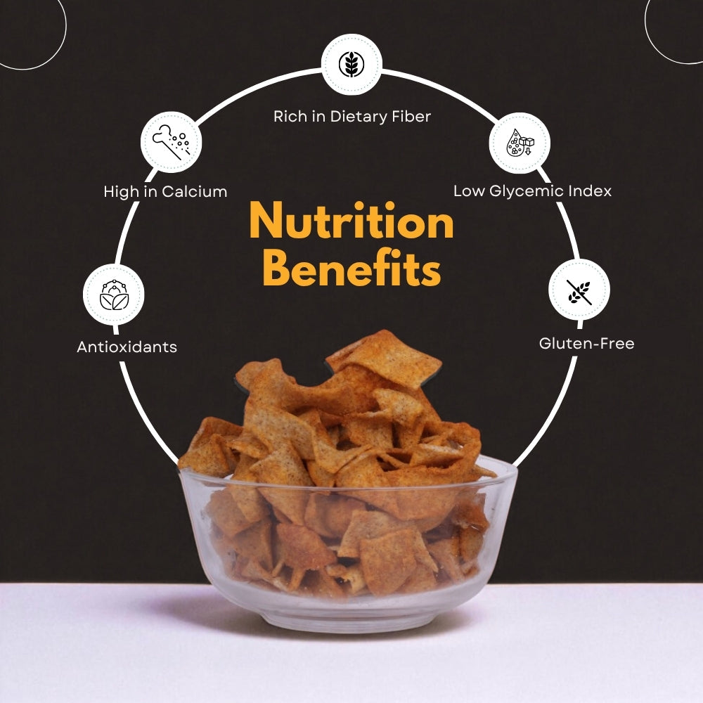 Crunchy SNAAQZ Masala Ragi Chips 150g – Perfect Healthy Anytime Snacking