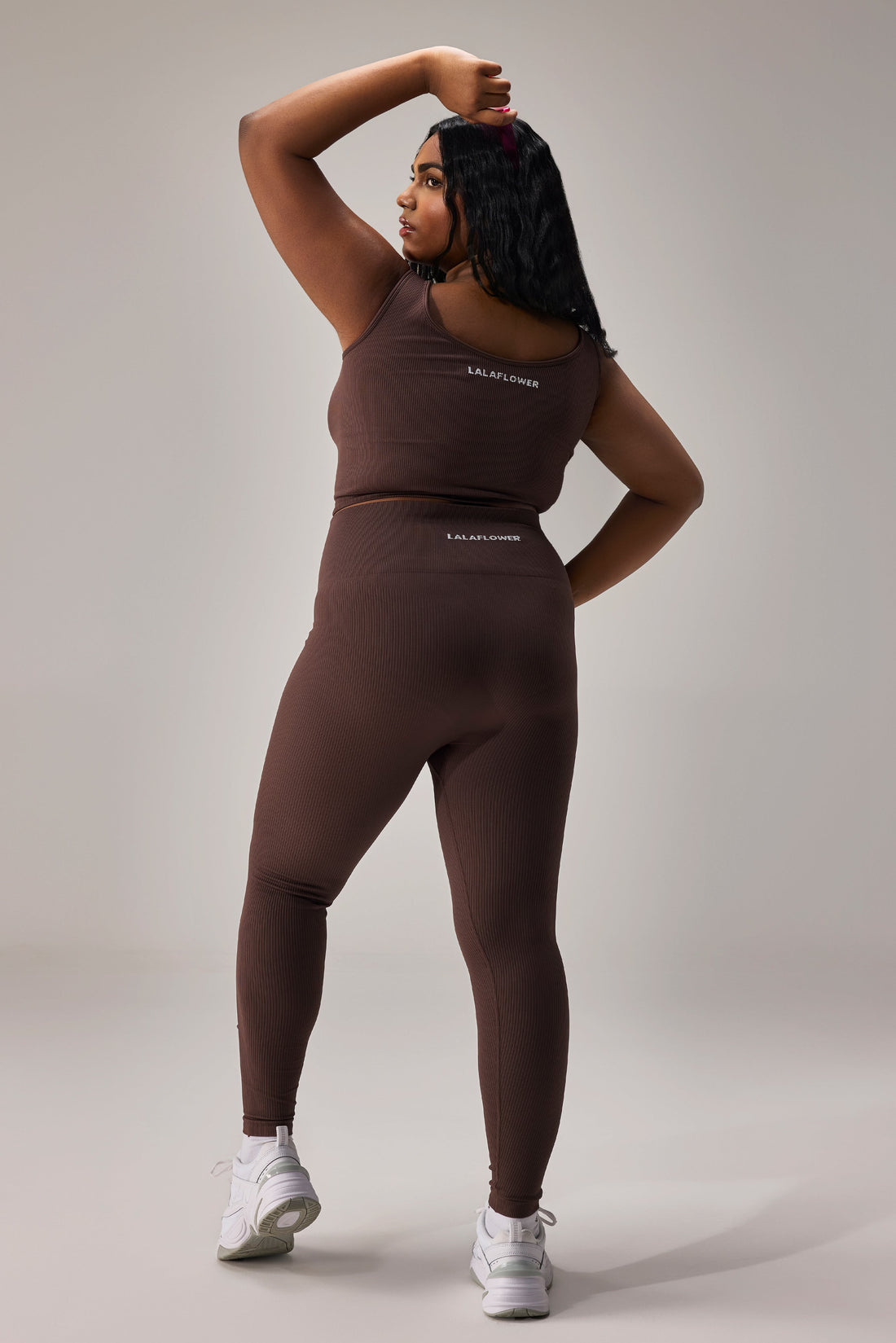 SEAMLESS LEGGINGS - COFFEE