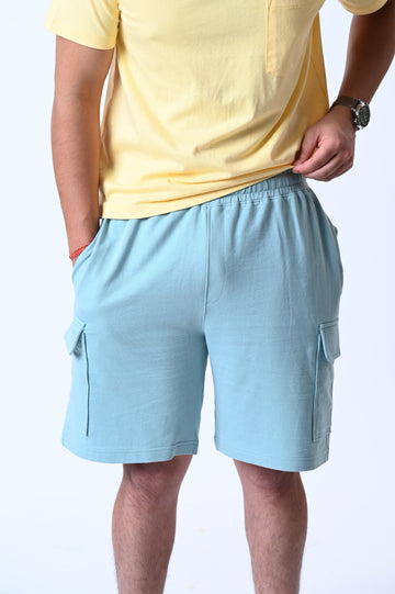 Tulum Men's Cargo Shorts (LIGHT BLUE)