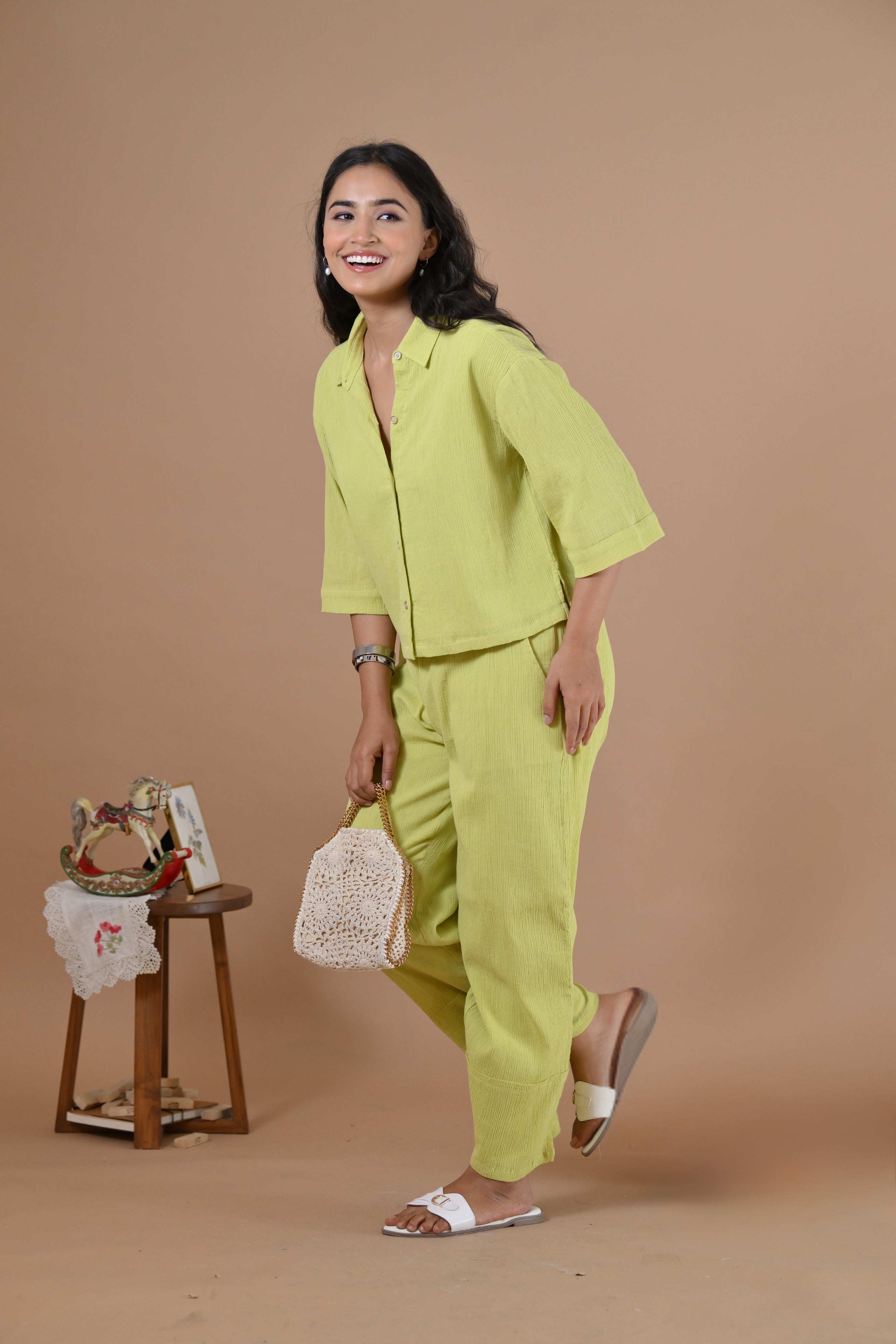 The Sicily Coord Set (Celery Green)