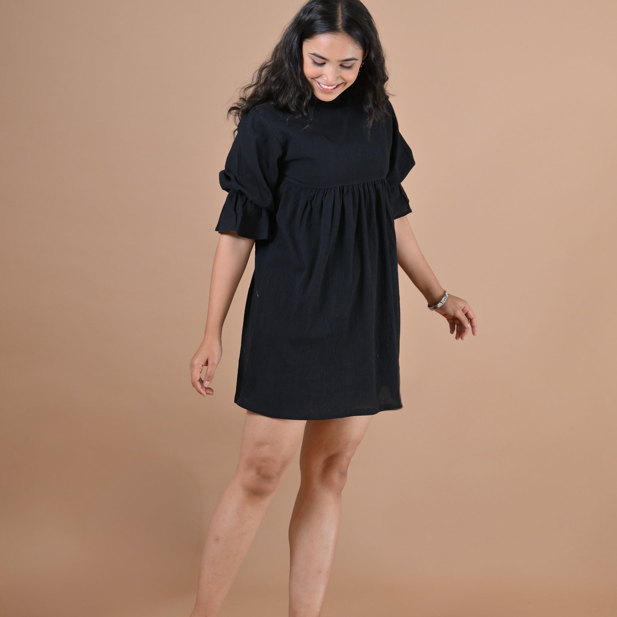 The Santorini Dress ( Rich black)