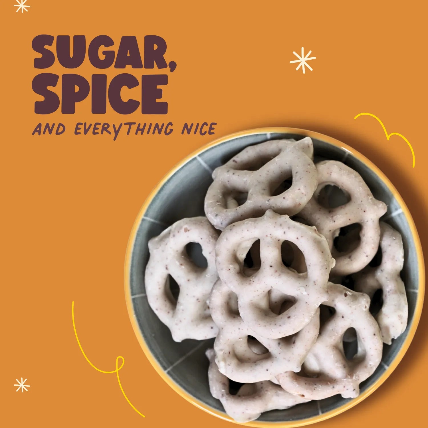 Pumpkin Spice Pretzels