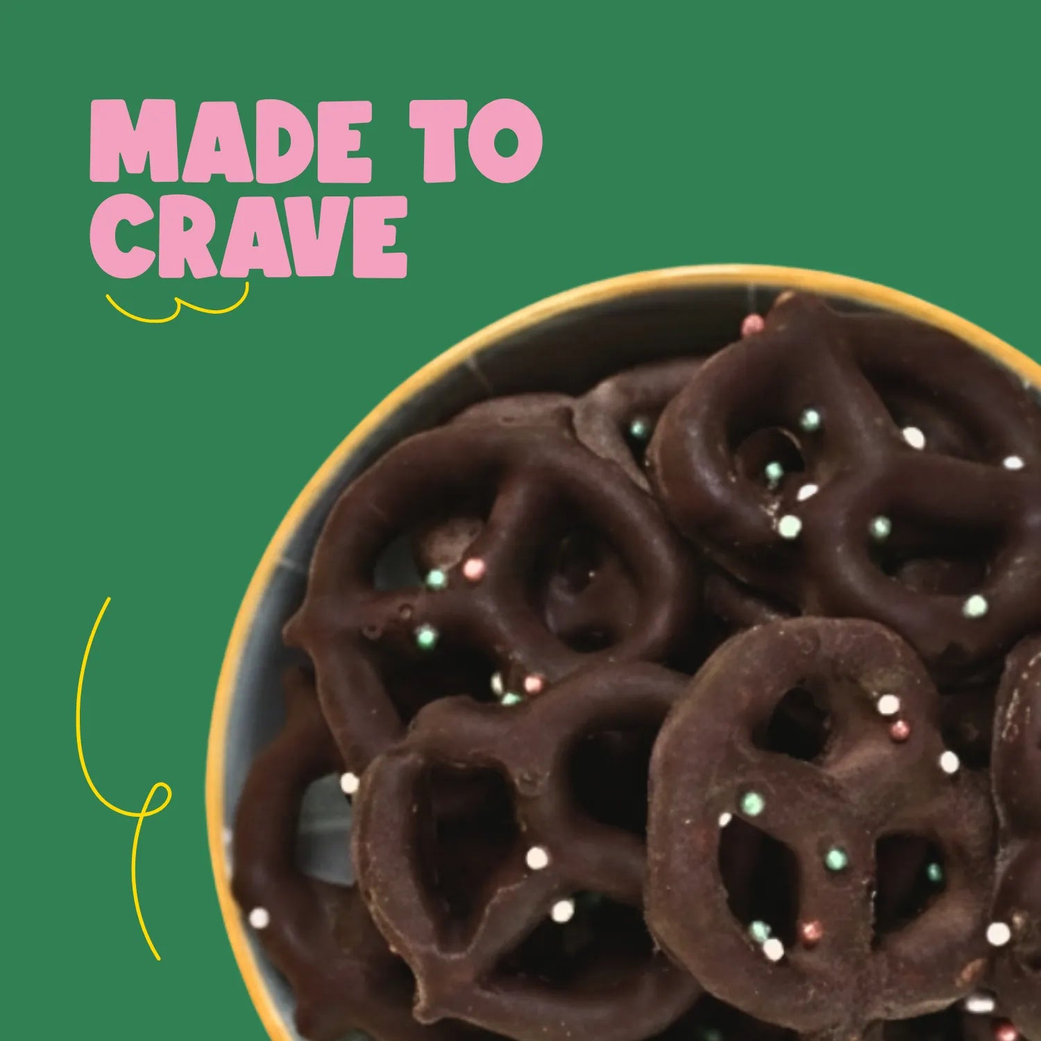 Dark Choco Peppermint Pretzels