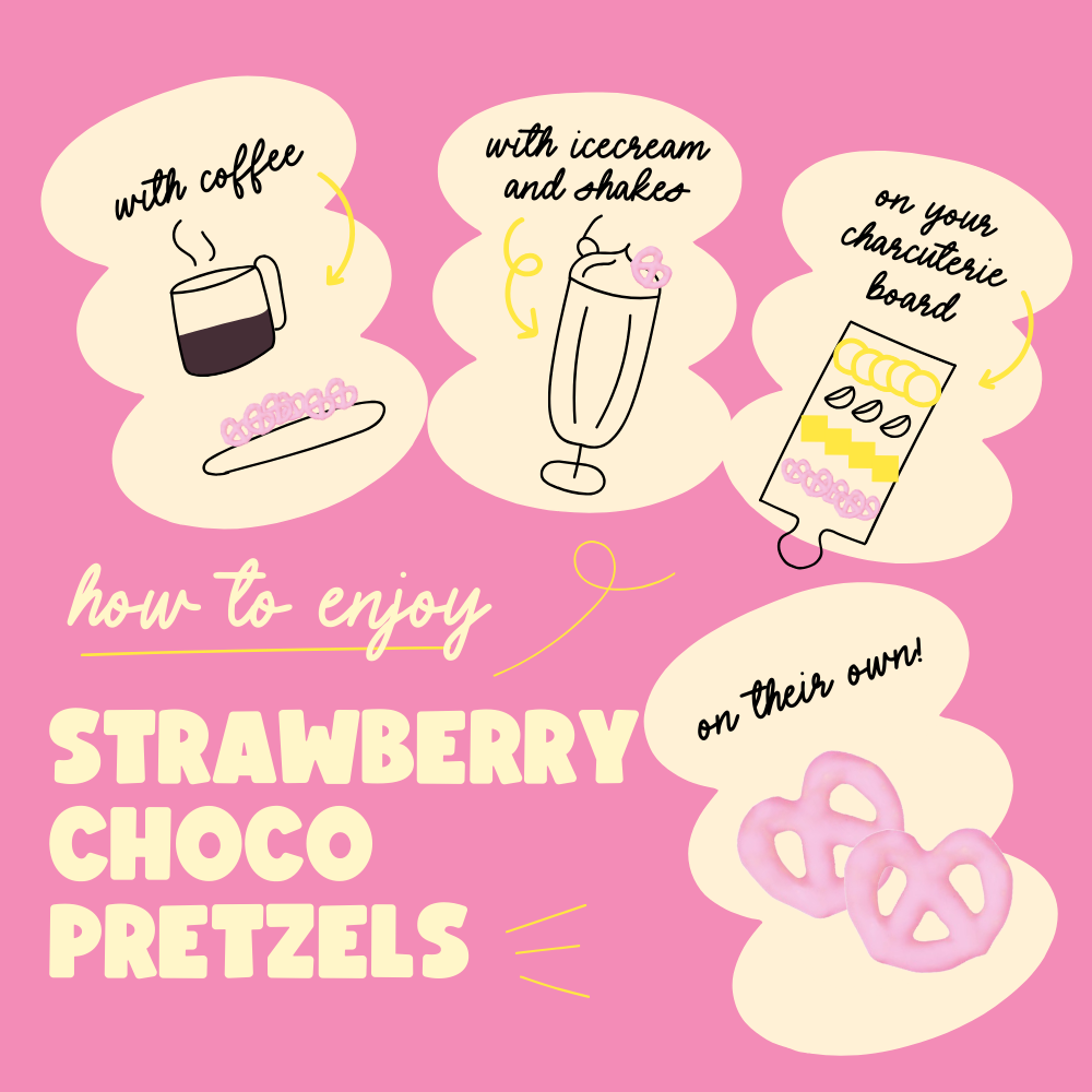 Strawberry Choco Pretzels