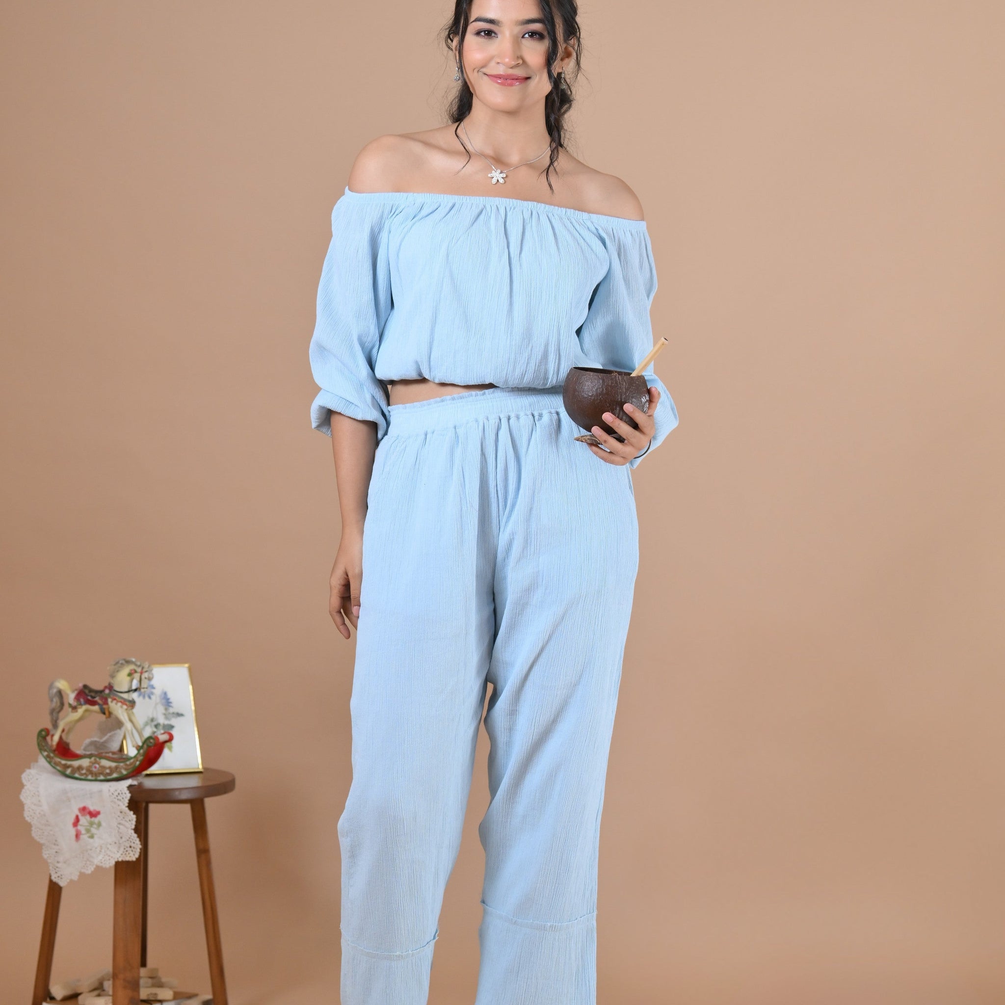 The Santorini Coord Set ( Baby Blue)