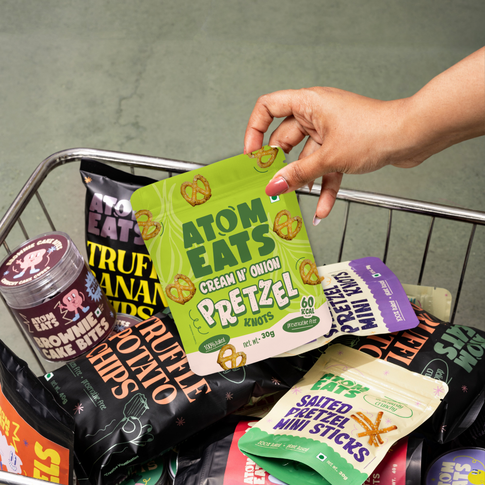 Cream N' Onion Pretzels