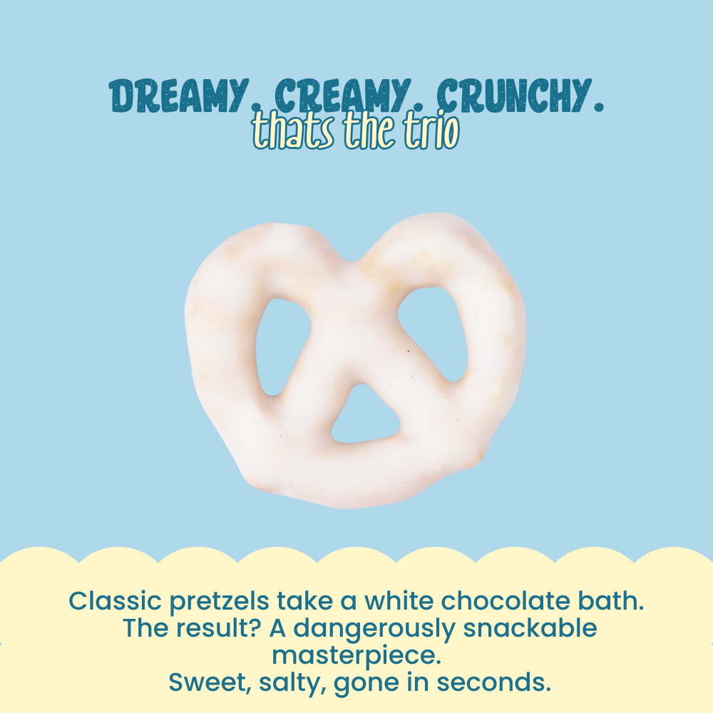 White Choco Pretzels
