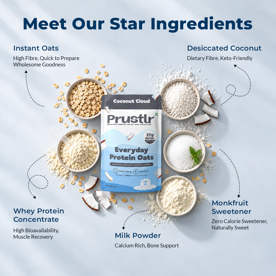Everyday Protein Oats | Coconut Cloud | Pack of 5 x 60g