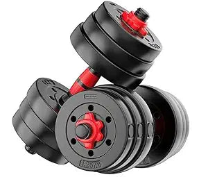 Adjustable Dumbbell Set Black