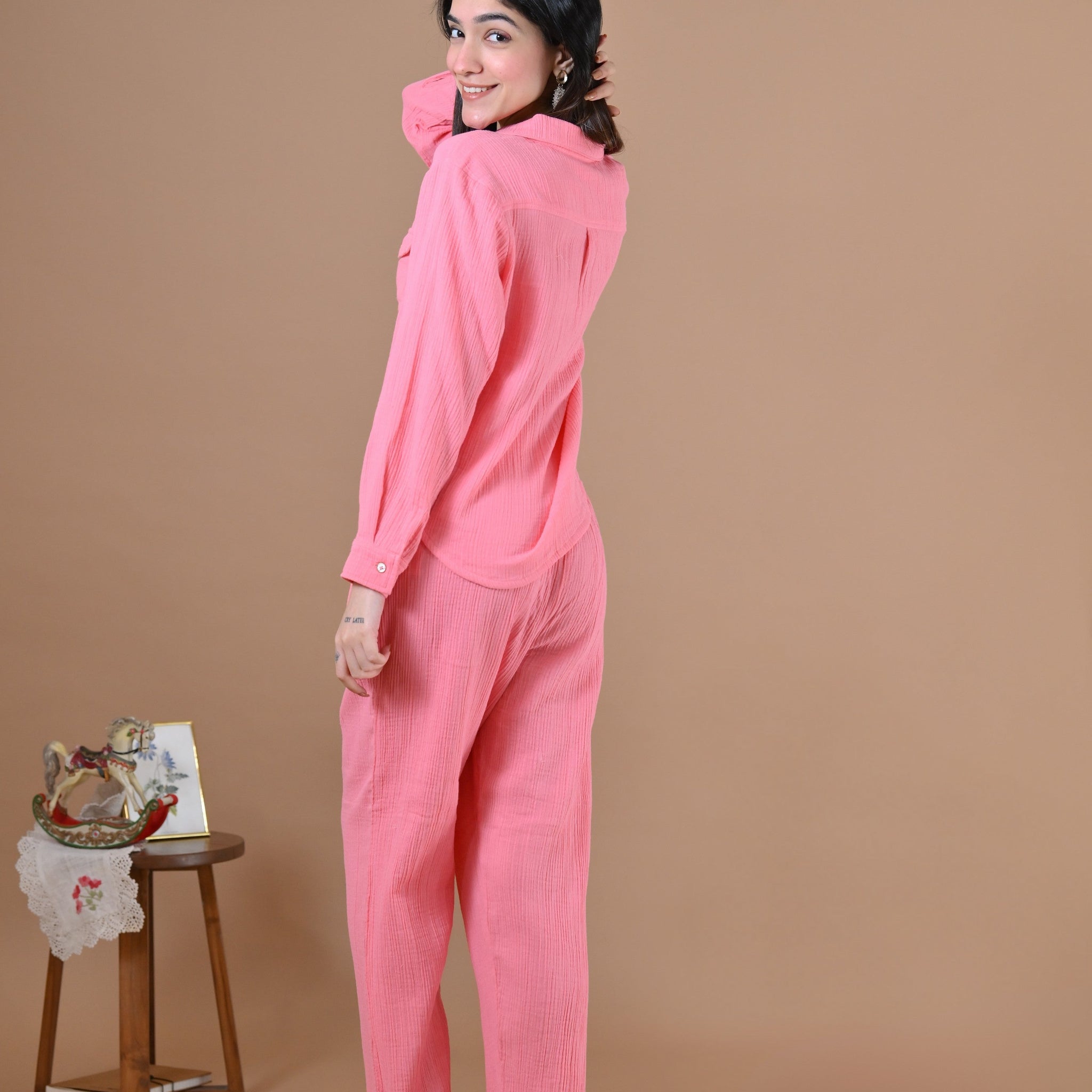 Annie Coord Set (Blush Pink)