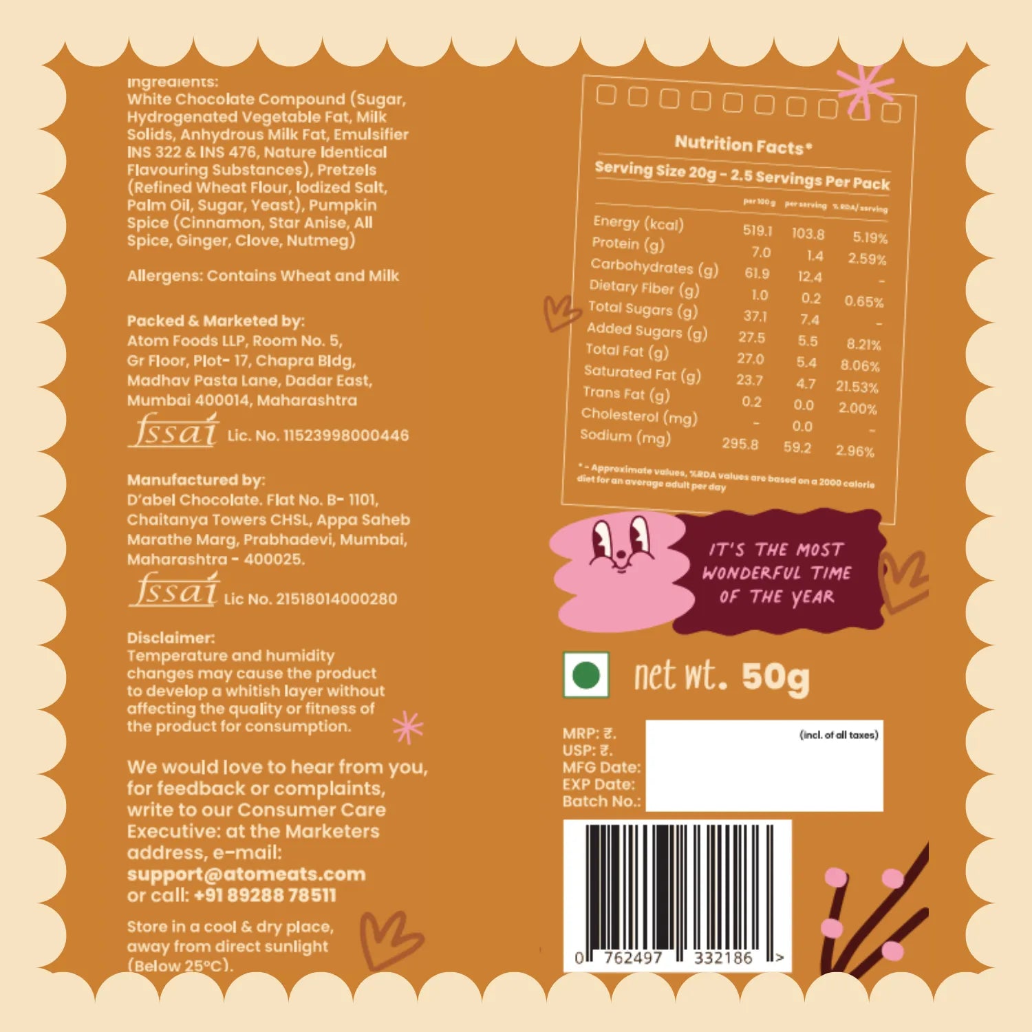 Pumpkin Spice Pretzels