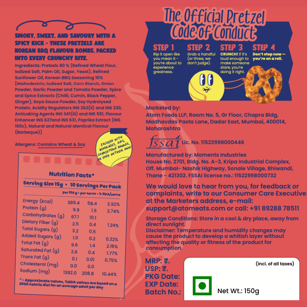 Korean BBQ Pretzels Party Pack