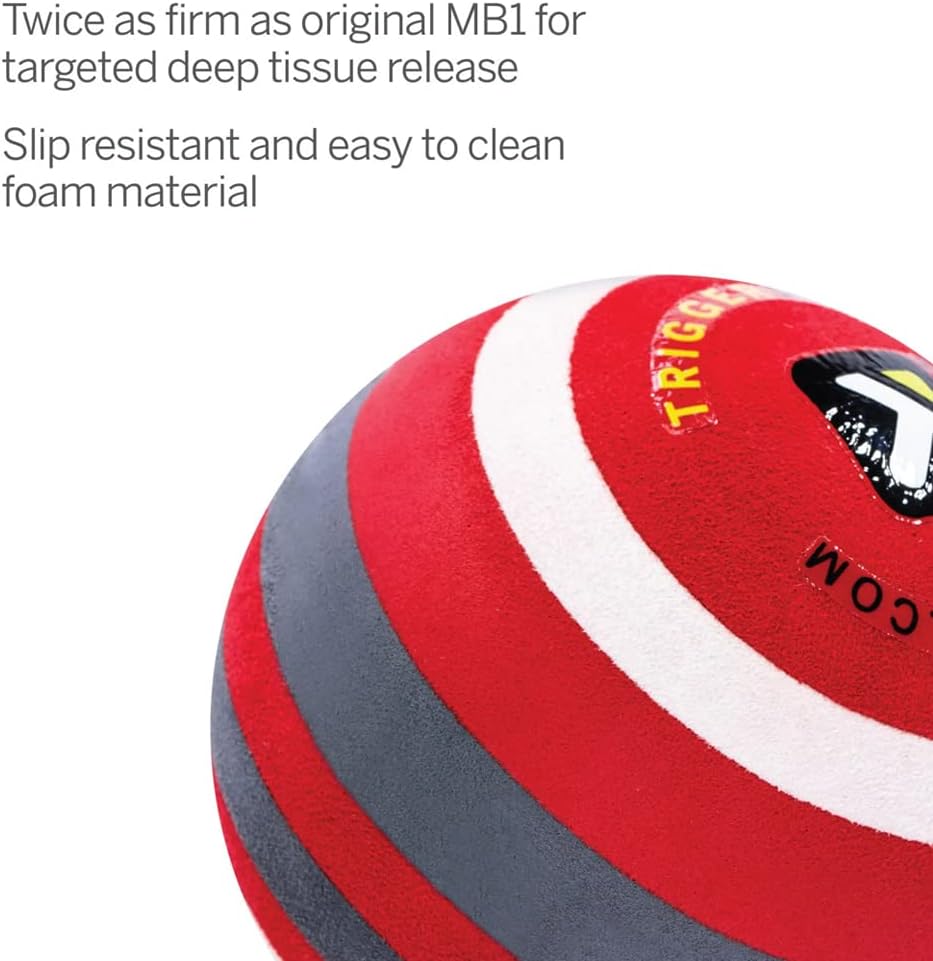 TriggerPoint MBX Extra Firm Foam Massage Ball for Deep-Tissue Massage, 2.6-Inch