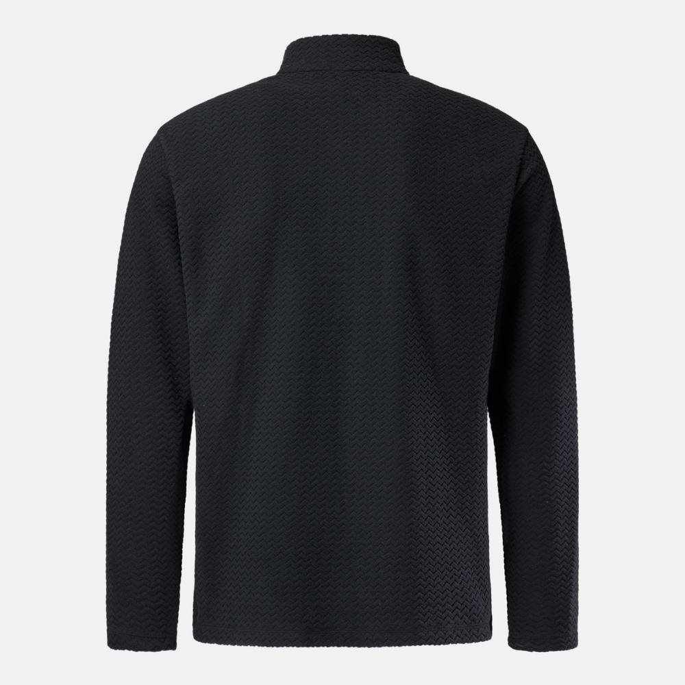 MEN'S FLEECE ZIP-UP T-SHIRT