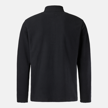 MEN'S FLEECE ZIP-UP T-SHIRT