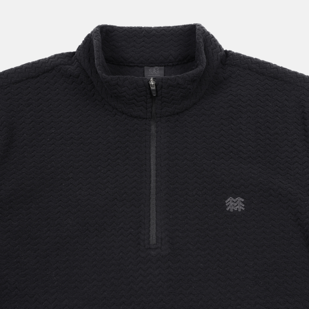 MEN'S FLEECE ZIP-UP T-SHIRT