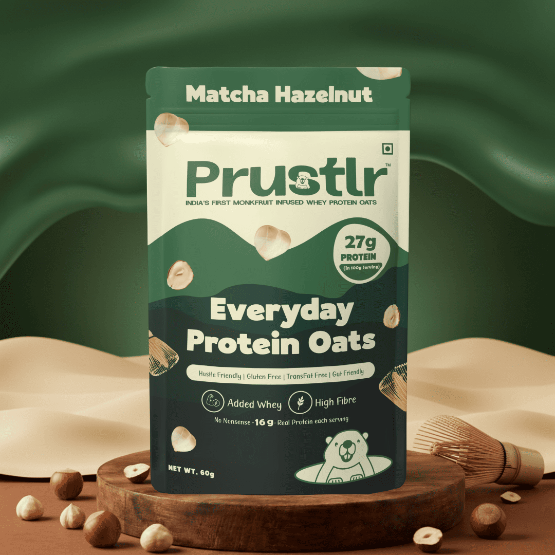 Everyday Protein Oats | Matcha Hazelnut | Pack of 5 x 60g