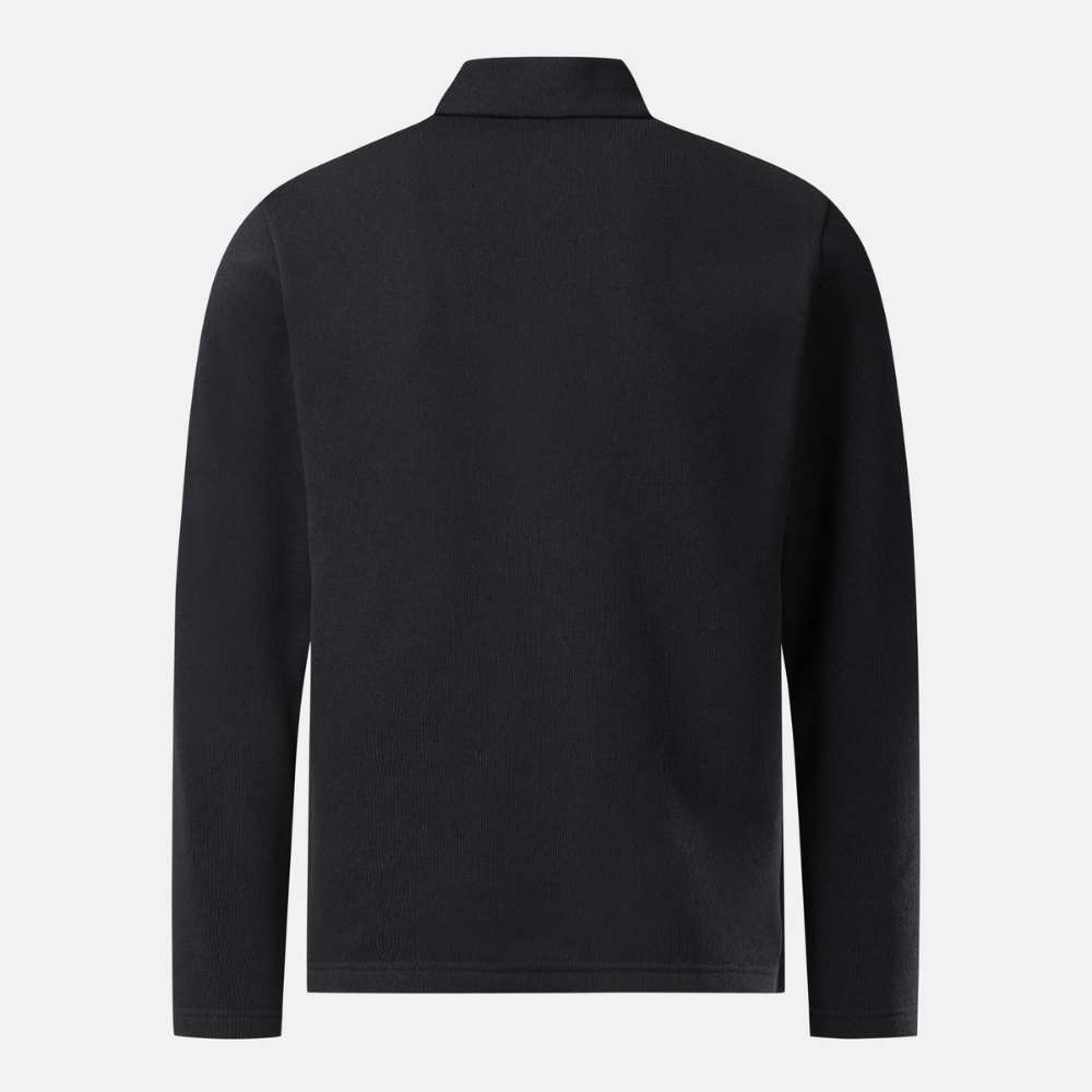 MEN'S KNIT-FACE ZIP-UP T-SHIRT