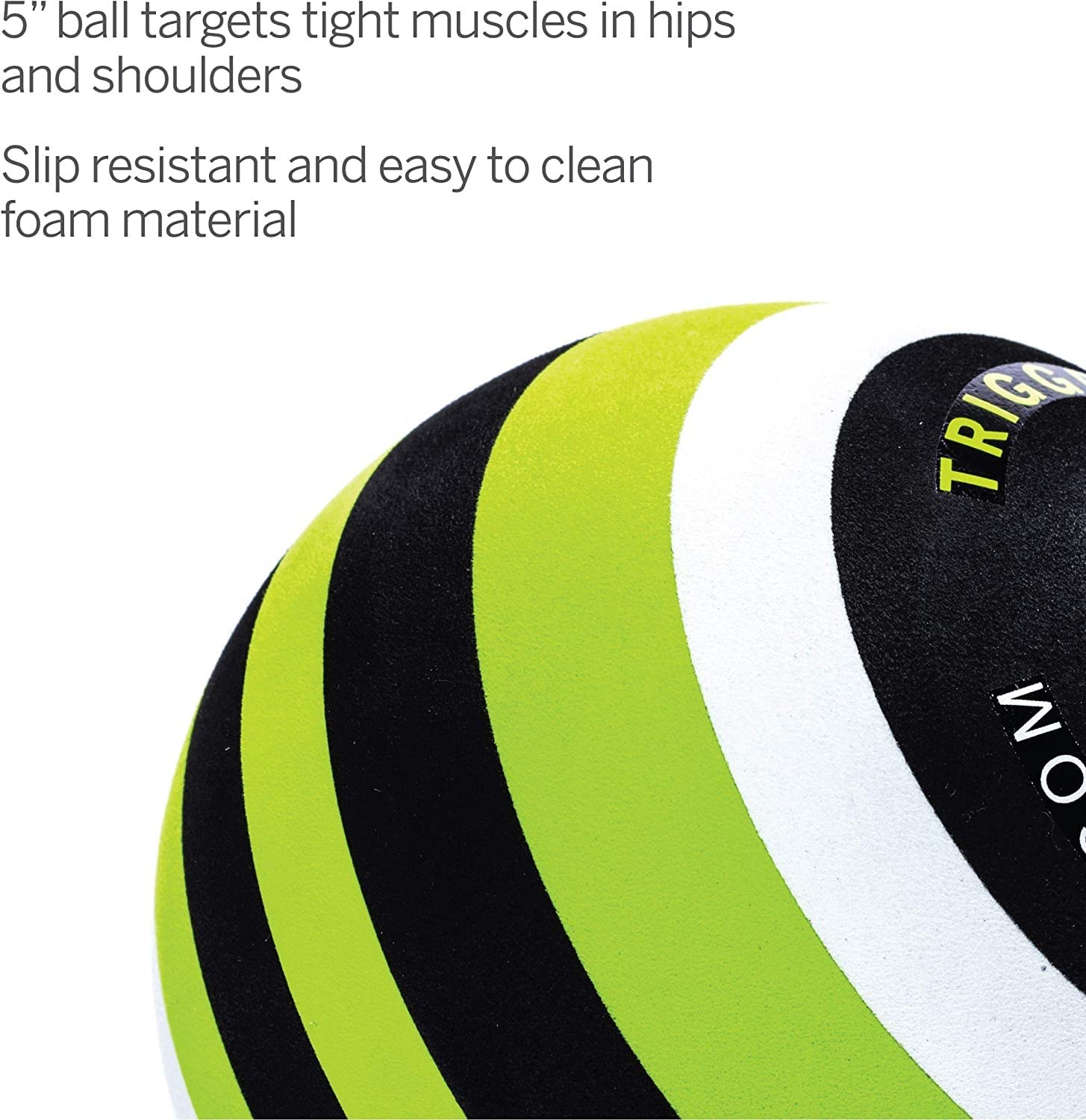 TriggerPoint MB5 Foam Massage Ball for Deep-Tissue Massage, 5-Inch