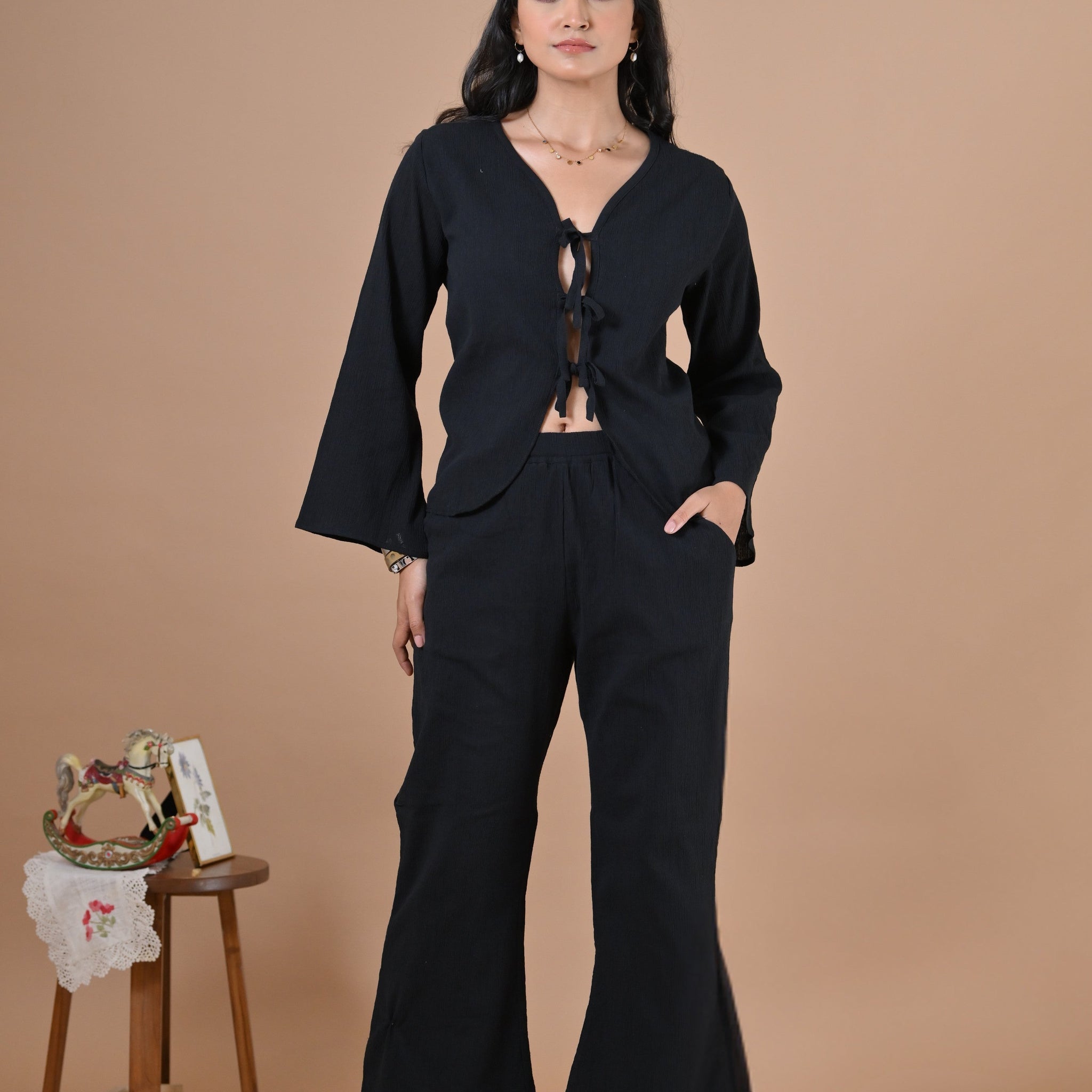 Abigail Coord Set  (Rich Black)