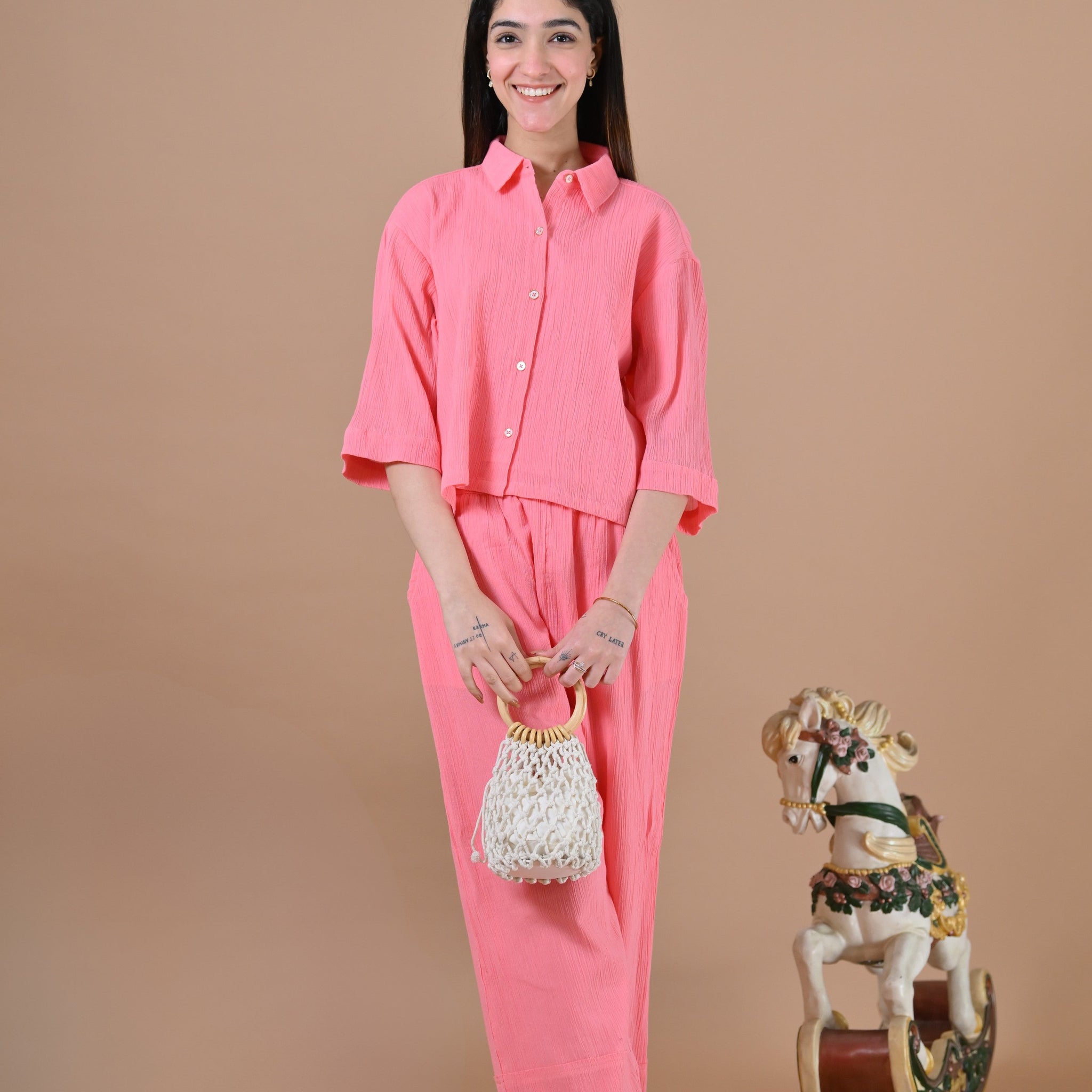 The Sicily Coord Set  (The Blush Pink)