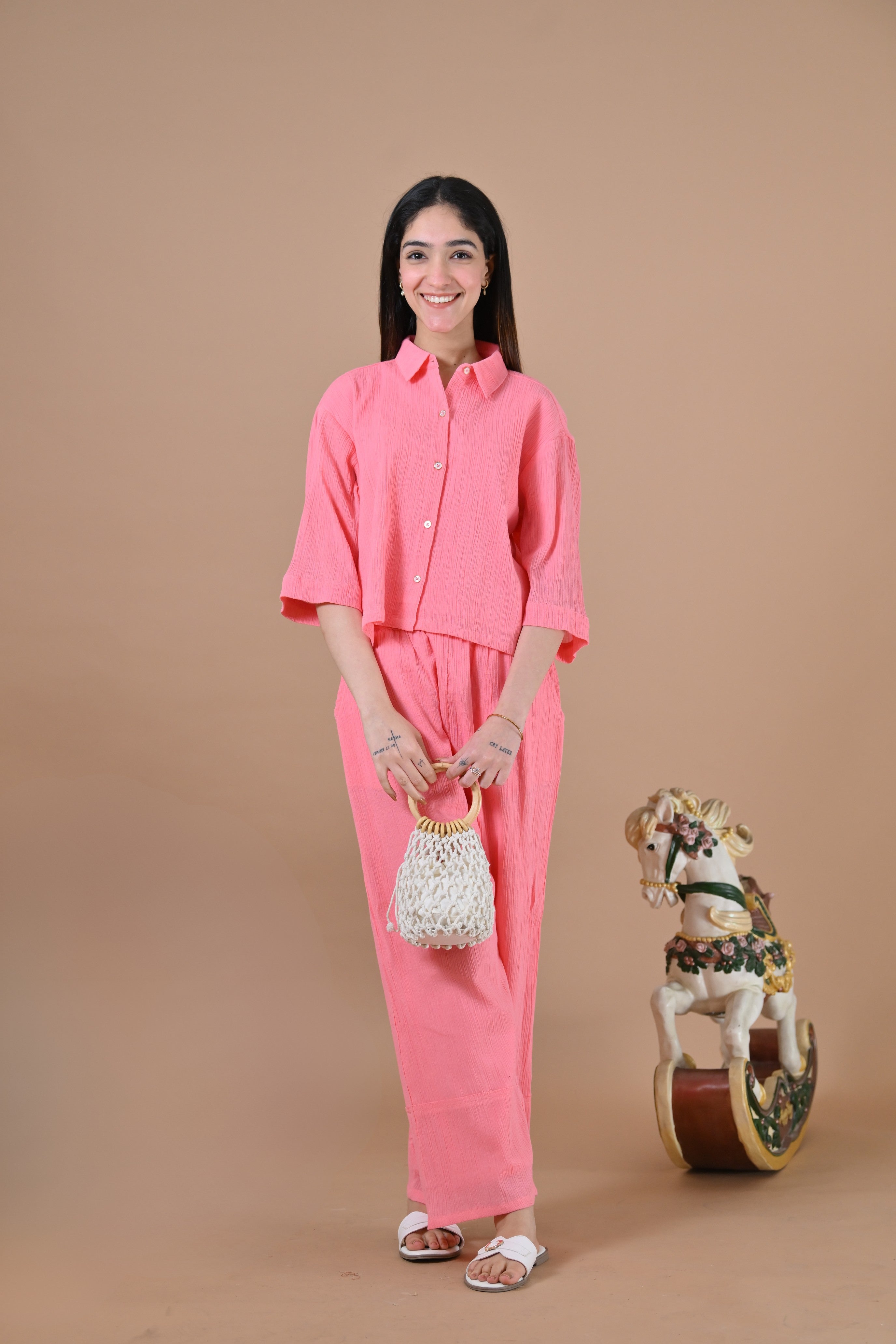 The Sicily Coord Set  (The Blush Pink)
