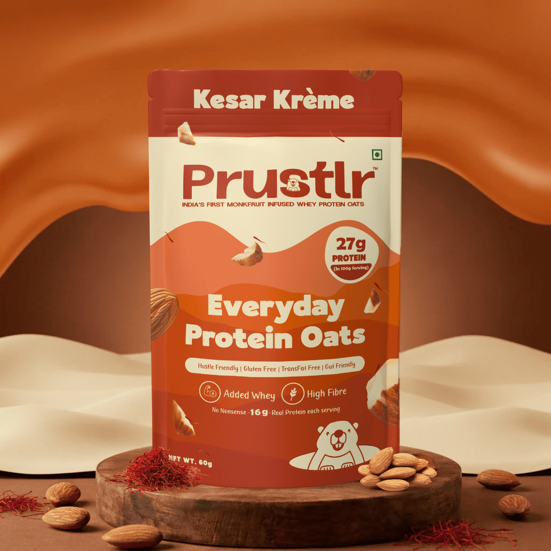 Everyday Protein Oats | Kesar Krème | Pack of 5 x 60g