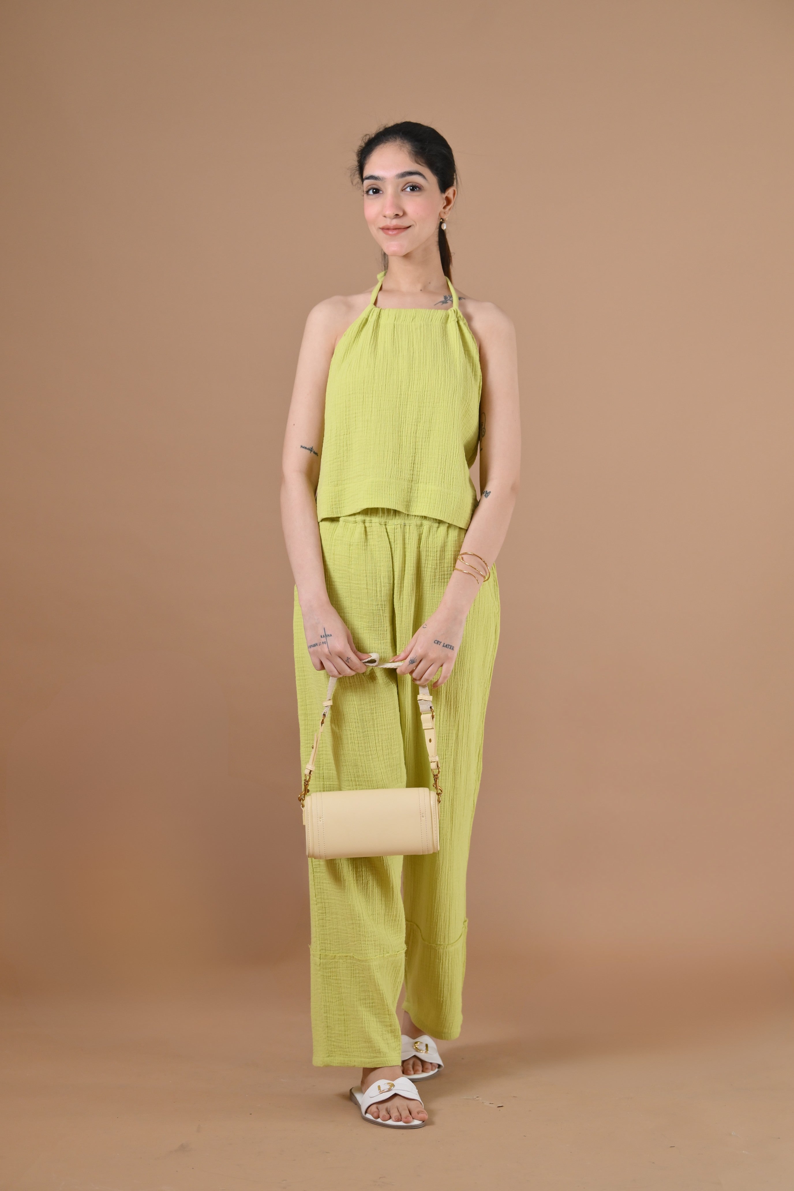 Mykonos Coord Set (Celery Green)