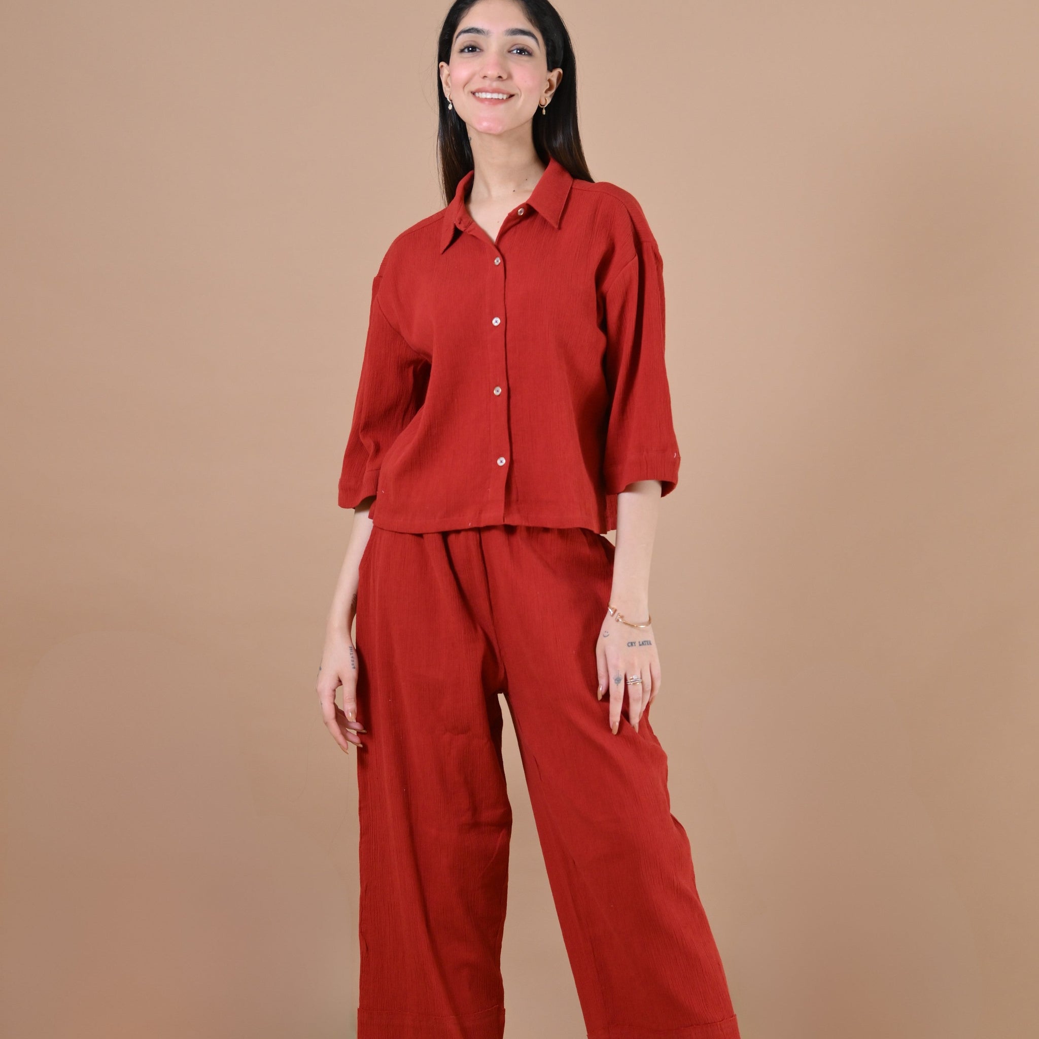 The Sicily Coord Set (Red Plum)