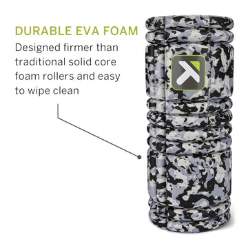 TriggerPoint GRID Foam Roller with Free Online Instructional Videos, Original (13-Inch), Grey Camo