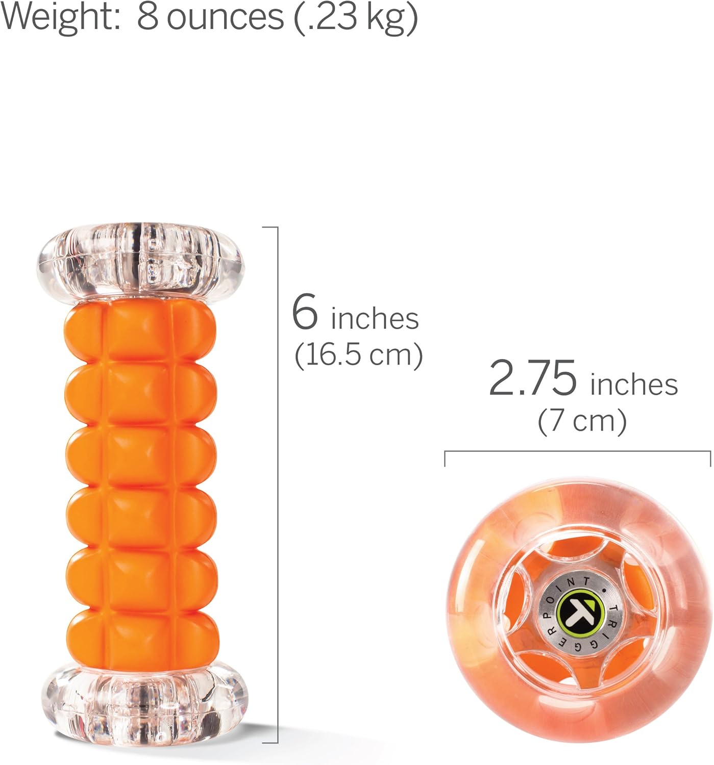 Foot Massage Roller, TriggerPoint NANO Foot Roller 10", Relief for Minor Muscular Aches and Pains, Lightweight and Portable