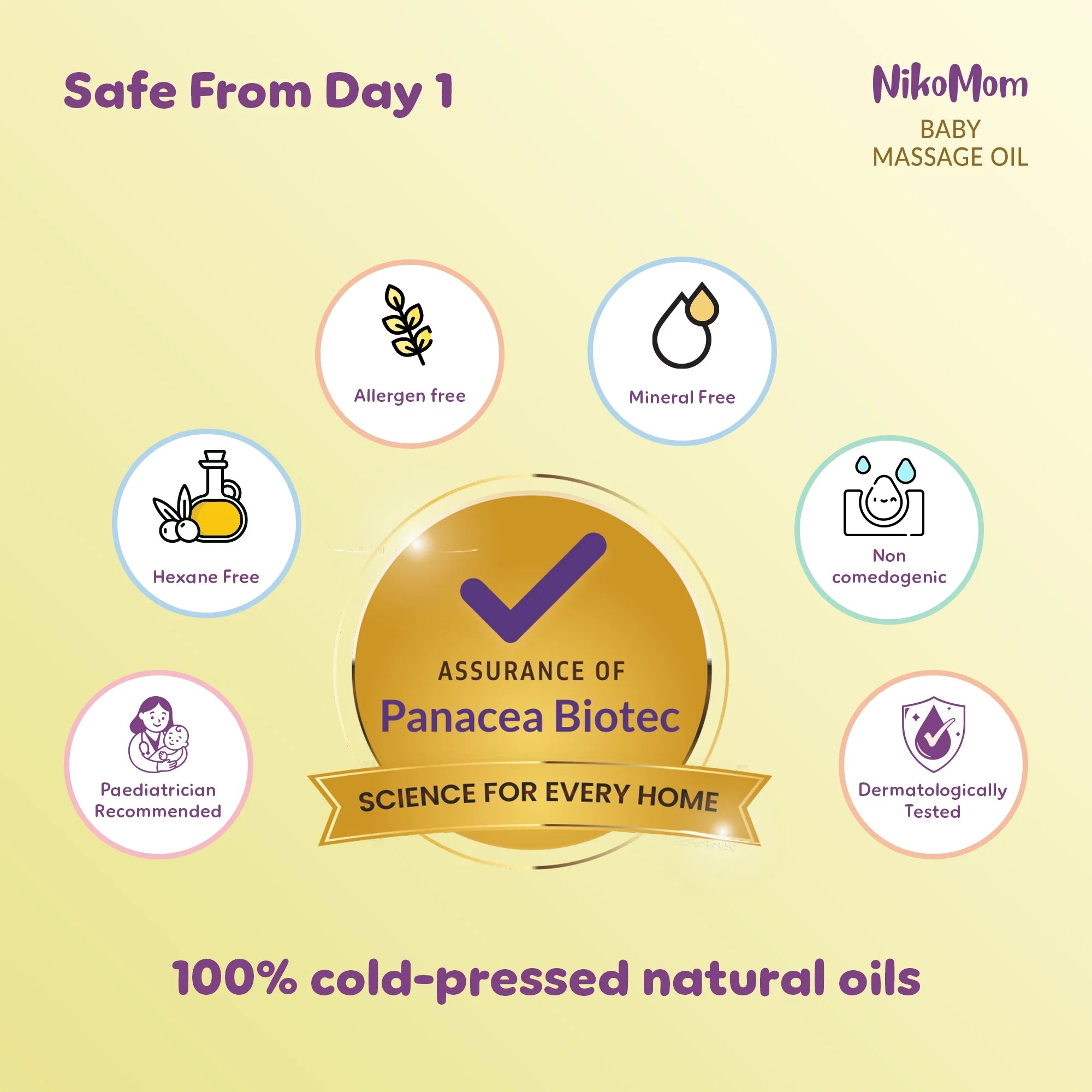 NikoMom Baby Massage Oil