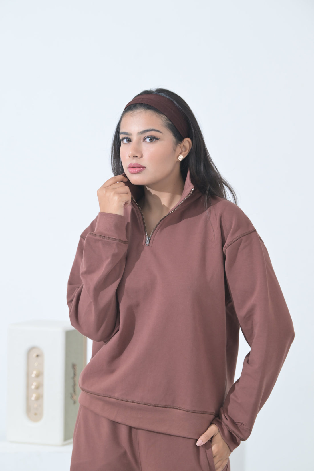 100% Supima Cotton Winter Tide Cord Set  (Chocolate Brown)
