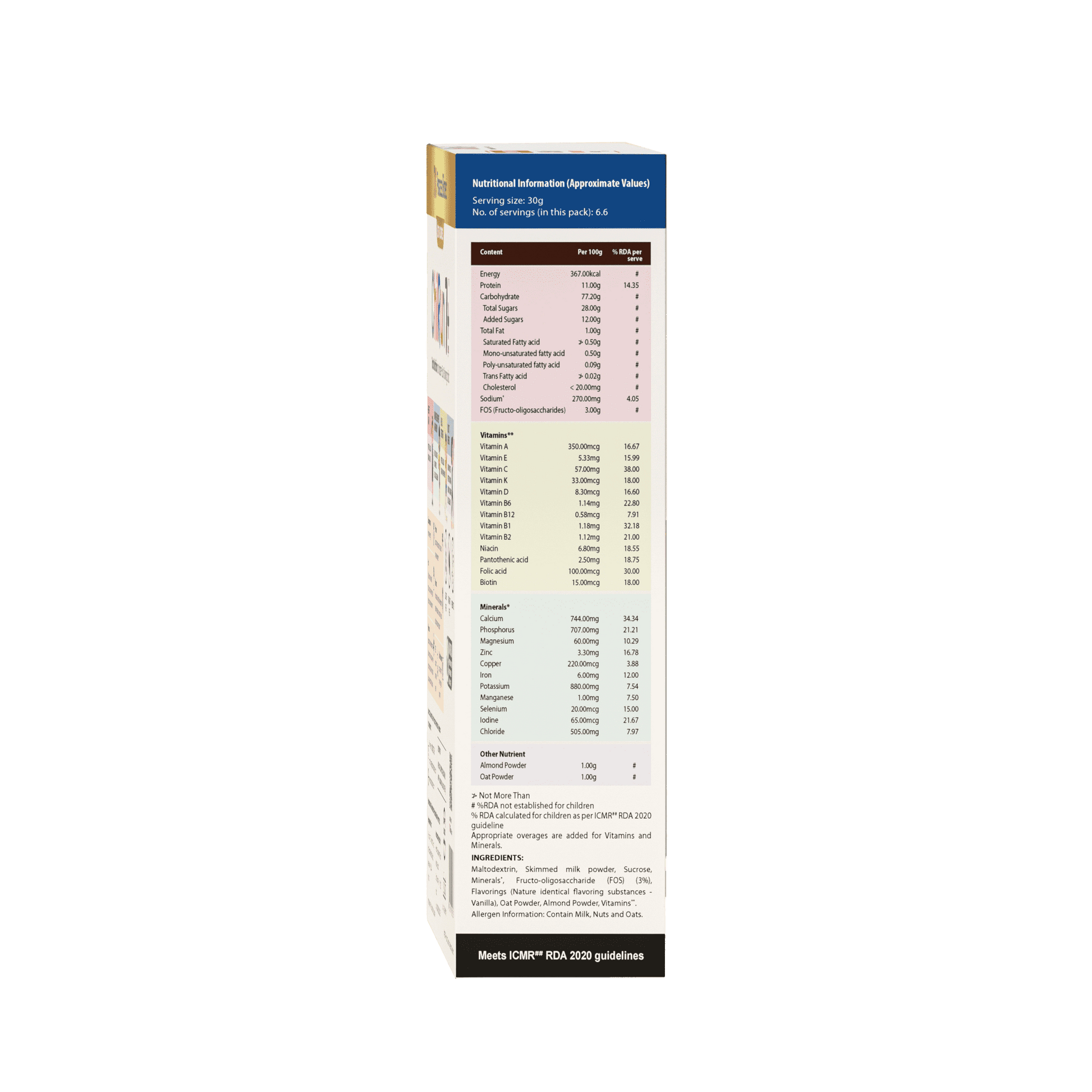 Vanilla, 200g, Carton
