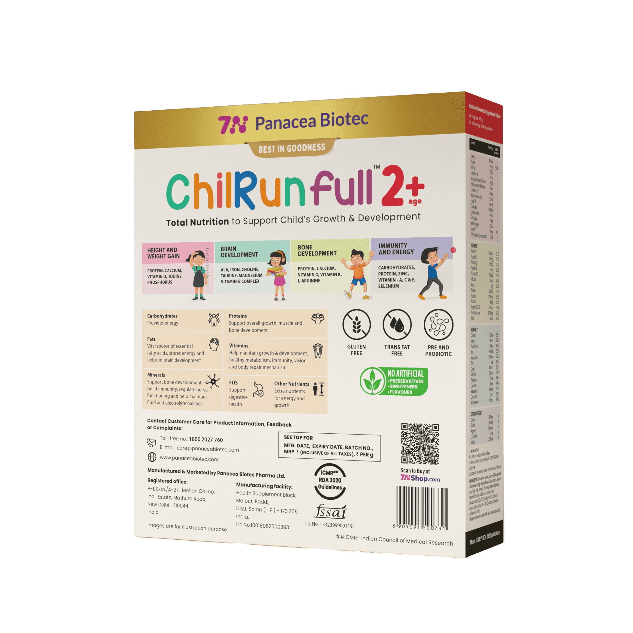 ChilRun Full 2+, Mango, 200g, Carton