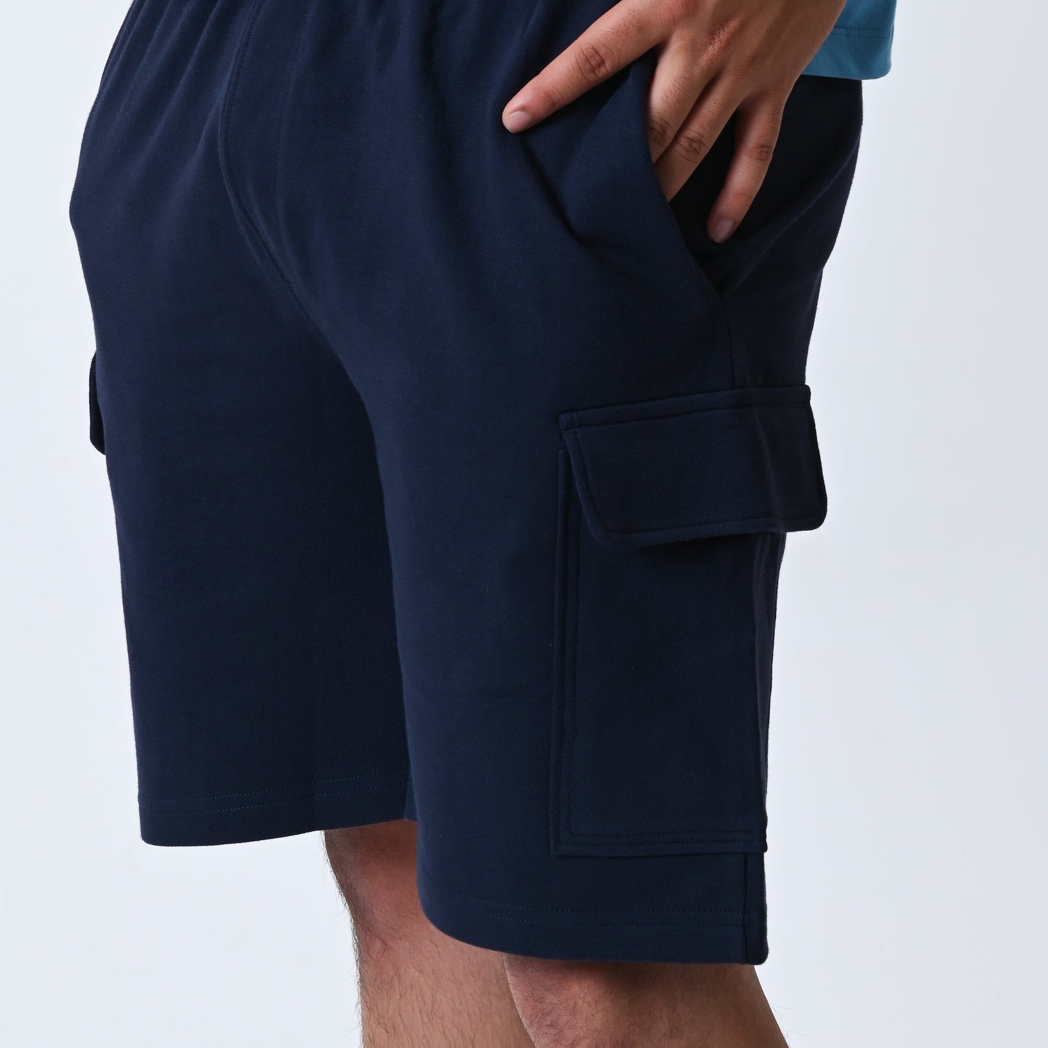 Tulum Men's Cargo Shorts (NAVY BLUE)