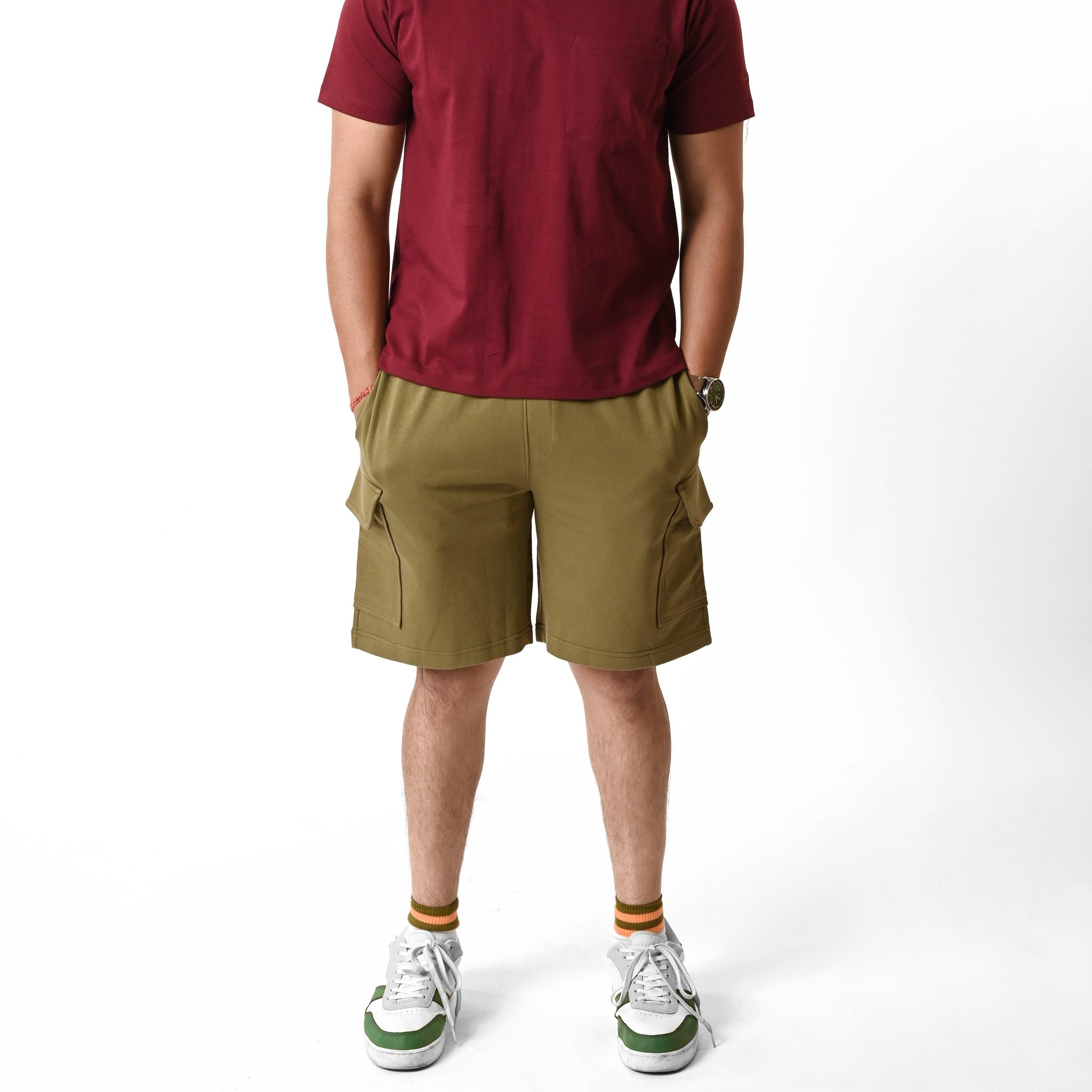 Tulum Men's Cargo Shorts (OLIVE GREEN)