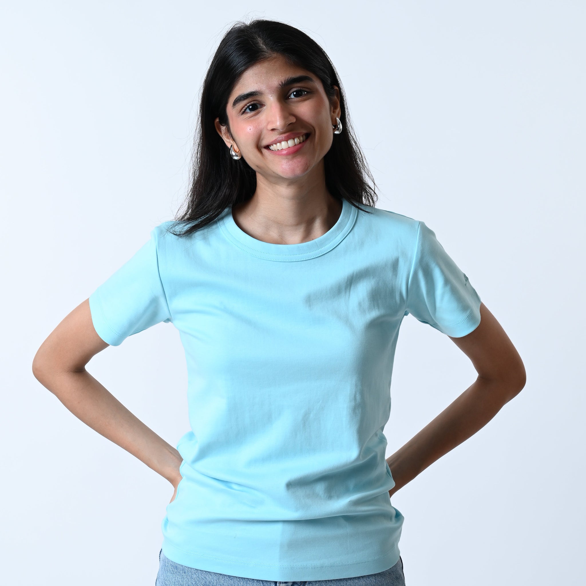 The Ultimate Comfort Tee  (TURQUOISE)