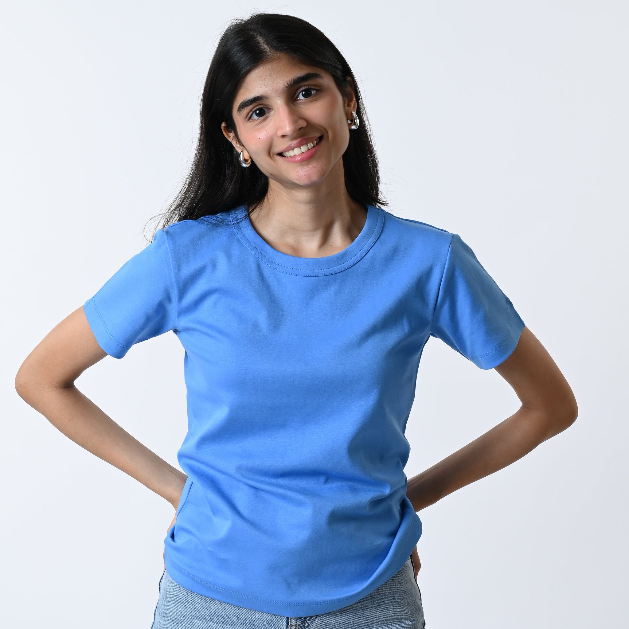 The Ultimate Comfort Tee (SEA BLUE)