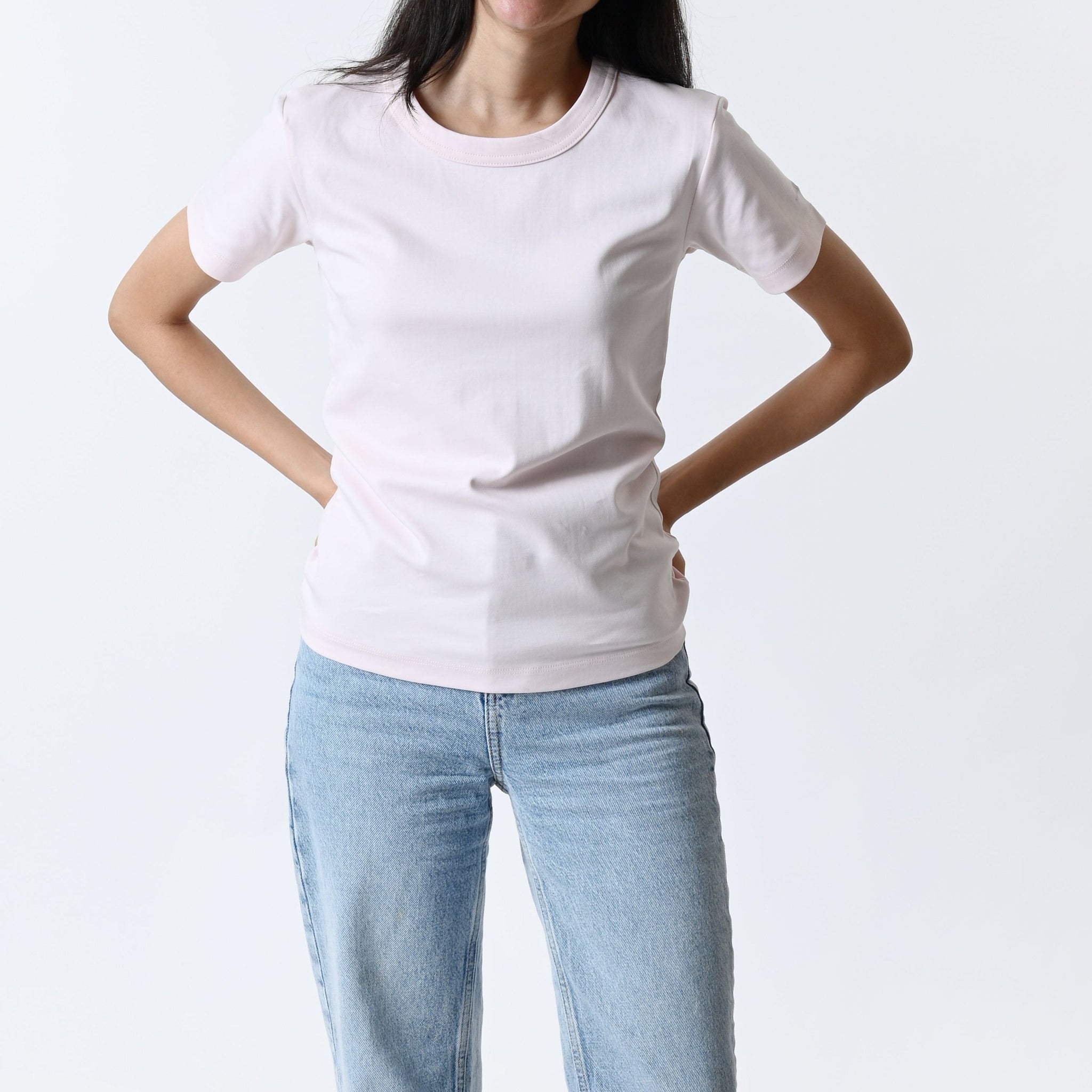 The Ultimate Comfort Tee (BABY PINK)