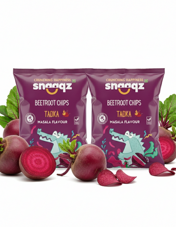 Beetroot Chips Pack of 2 – Masala | 2 x 70g | Snaaqz