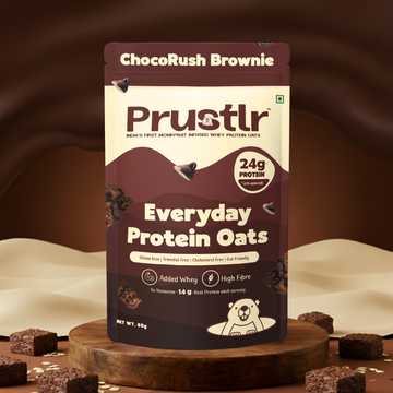 Everyday Protein Oats | ChocoRush Brownie | Pack of 5 x 60g