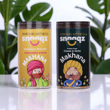 Buy SNAAQZ Roasted Cheese & Herbs Makhana 70g Online – Gluten Free Crunchy Snack