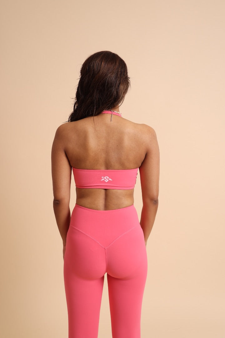 Watermelon Sugar Scrunched Bra – Isaymove sports bra